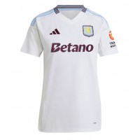 Fotballdrakt Dame Aston Villa Emiliano Buendia #10 Bortedrakt 2024-25 Kortermet